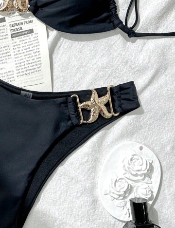 Costum de baie SHEIN, negru