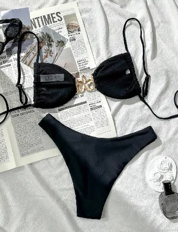 Costum de baie SHEIN, negru