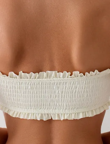 Costum de baie SHEIN, ecru