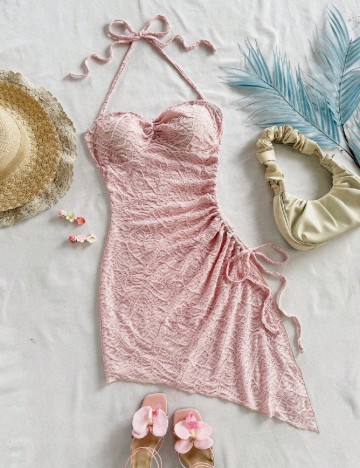 Rochie scurta SHEIN, roz