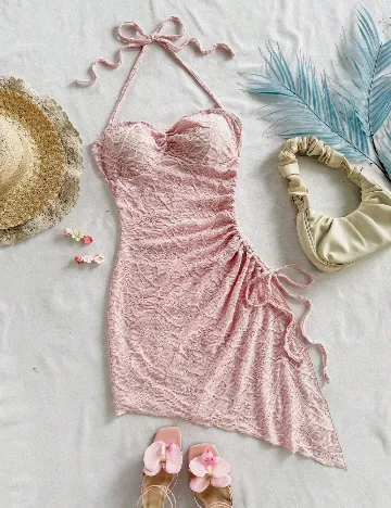 Rochie scurta SHEIN, roz