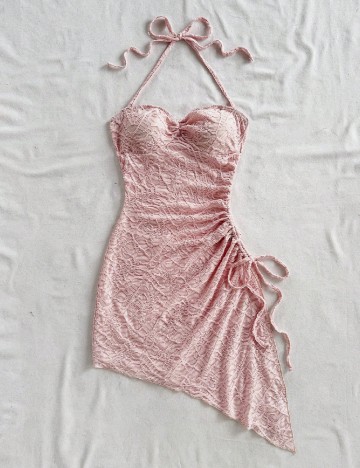 Rochie scurta SHEIN, roz