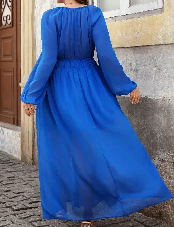 Rochie lunga SHEIN CURVE, albastru