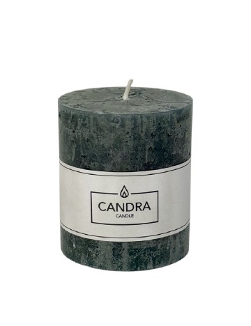 Lumanare decorativa CANDRA, verde inchis