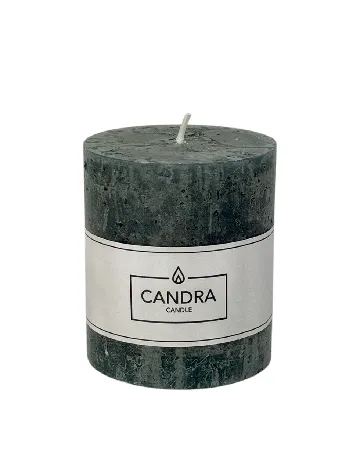 Lumanare decorativa CANDRA, verde inchis