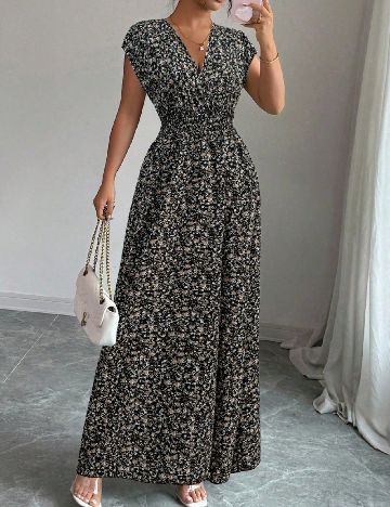 Rochie lunga SHEIN, floral print
