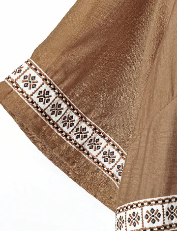 Rochie lunga SHEIN CURVE, maro