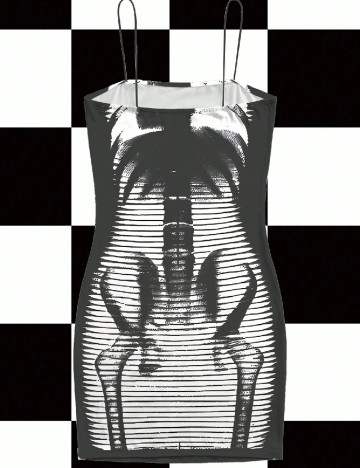 Rochie scurta SHEIN, gri