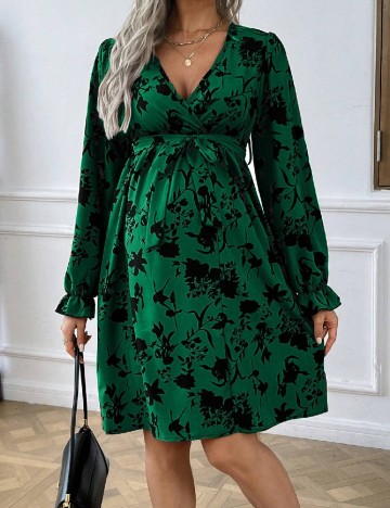 Rochie scurta SHEIN, verde