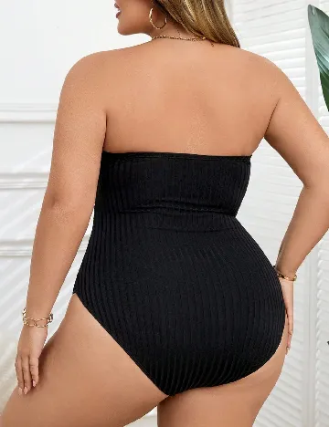 Costum de baie SHEIN CURVE, negru