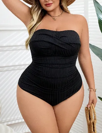 Costum de baie SHEIN CURVE, negru