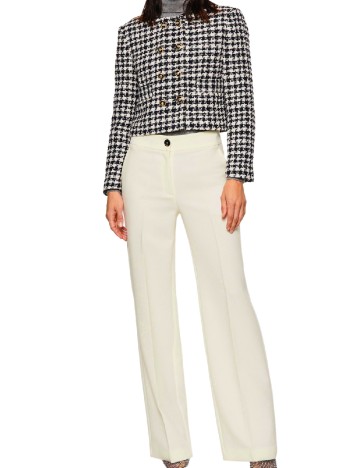 Pantaloni Mango, ecru