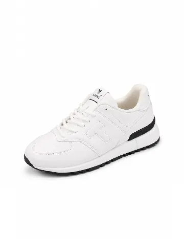 Adidasi Tonny Black, alb