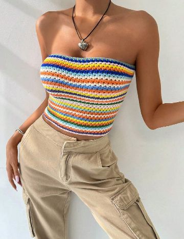 Top SHEIN, mix culori
