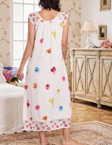 Rochie de noapte SHEIN, alb