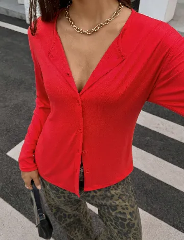 Bluza SHEIN, rosu