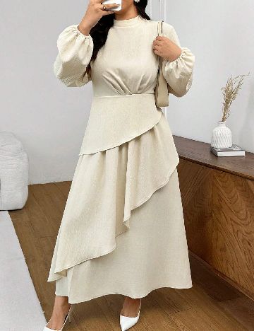 Rochie lunga SHEIN CURVE, bej
