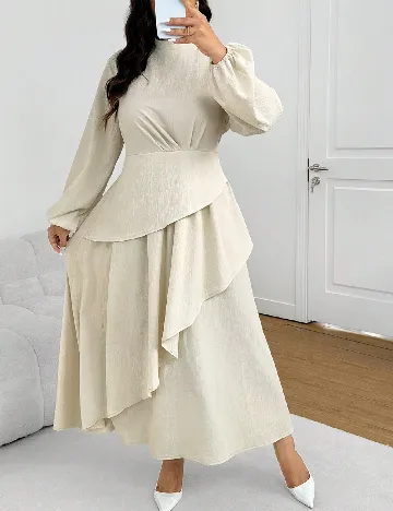 Rochie lunga SHEIN CURVE, bej