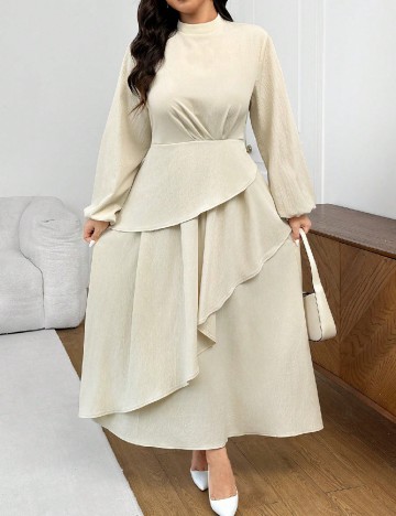 Rochie lunga SHEIN CURVE, bej