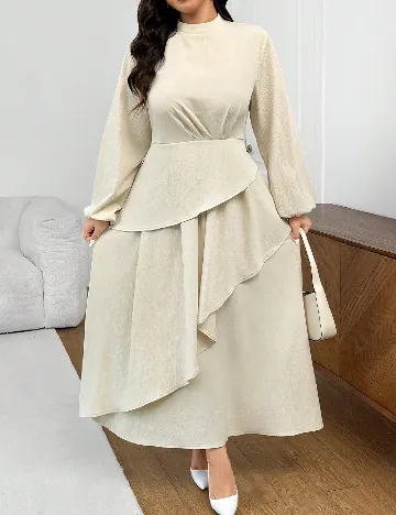 Rochie lunga SHEIN CURVE, bej