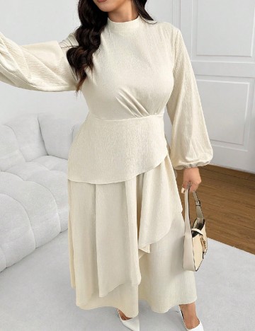 Rochie lunga SHEIN CURVE, bej