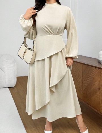 Rochie lunga SHEIN CURVE, bej