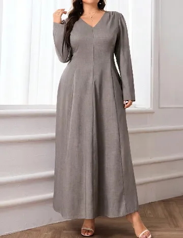Rochie lunga SHEIN CURVE, gri