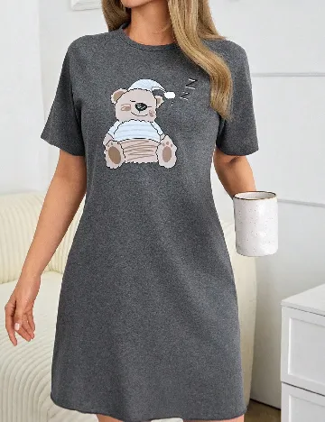Rochie de noapte SHEIN, gri