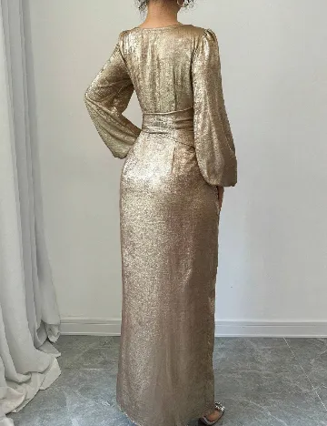 Rochie lunga SHEIN, maro deschis