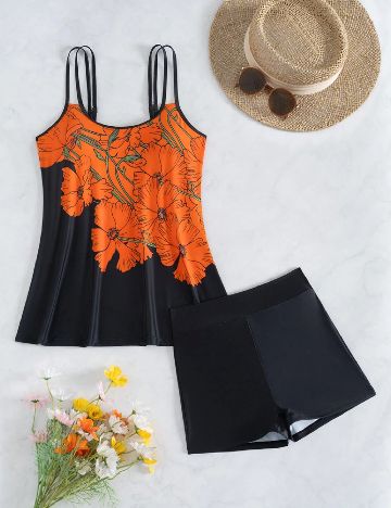 Costum de baie SHEIN, negru