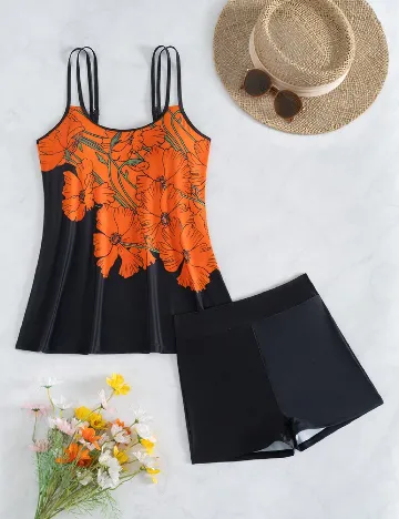 Costum de baie SHEIN, negru