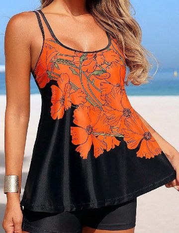 Costum de baie SHEIN, negru