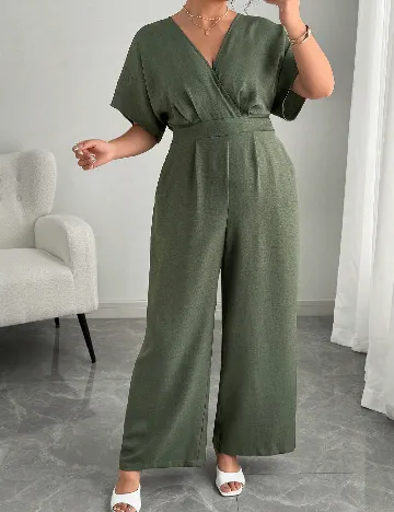 Salopeta SHEIN CURVE, verde