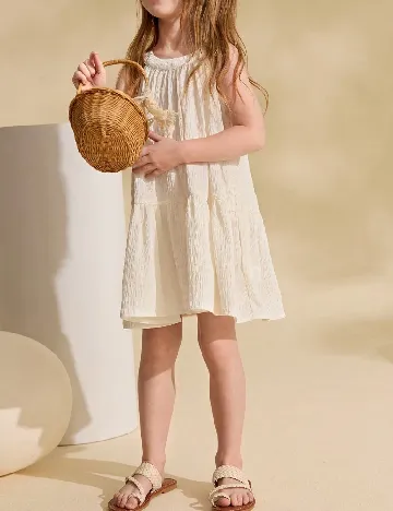 Rochie Shein Kids, ecru