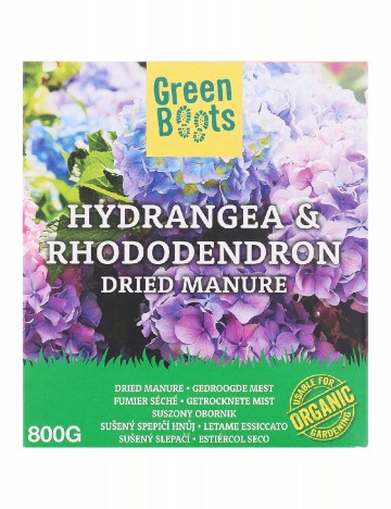 Îngrășământ pentru azalee, rododendron și hortensii, 800 g Green Boots, mix culori
