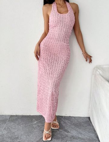 Rochie lunga SHEIN, roz