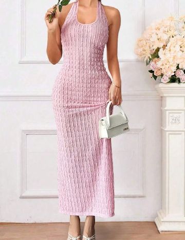Rochie lunga SHEIN, roz