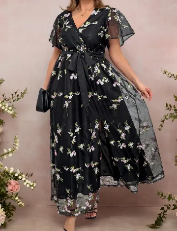 Rochie lunga SHEIN CURVE, negru