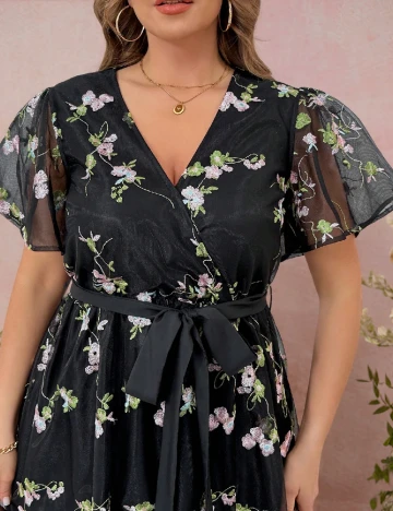 Rochie lunga SHEIN CURVE, negru