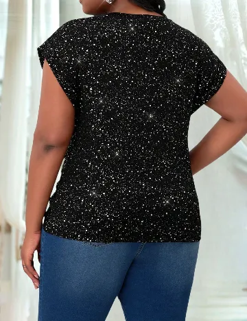 Bluza SHEIN CURVE, negru