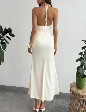Rochie medie SHEIN, ecru