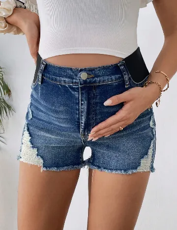 Pantaloni scurti SHEIN Maternity, albastru