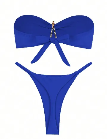Costum de baie SHEIN, albastru