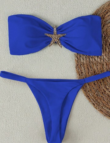 Costum de baie SHEIN, albastru