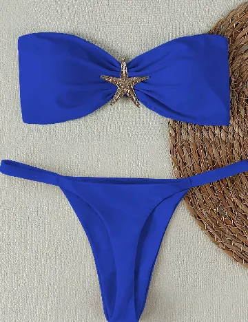 Costum de baie SHEIN, albastru