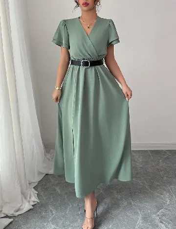 Rochie medie SHEIN, verde