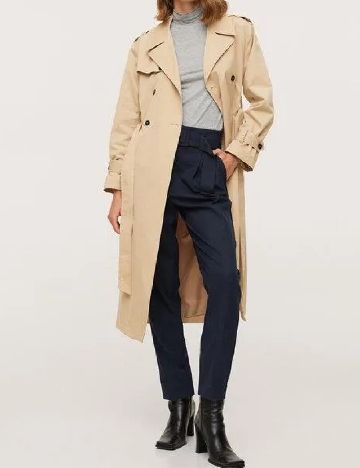 Pantaloni Mango, bleumarin