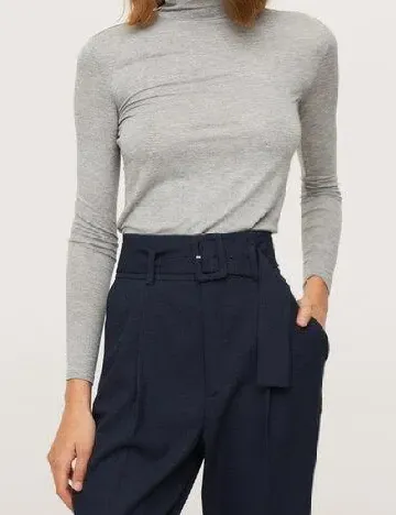 Pantaloni Mango, bleumarin