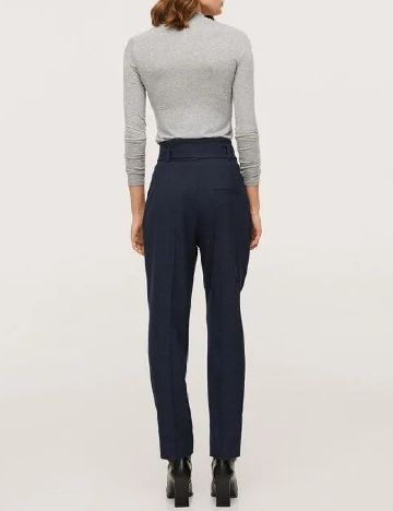 Pantaloni Mango, bleumarin