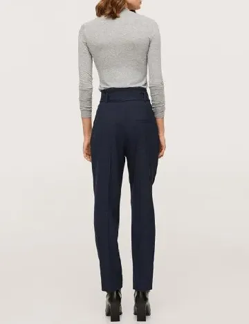 Pantaloni Mango, bleumarin